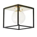 Люстра потолочная Lumina Deco Maldini Ldc 8060-1 f.gd+bk 1 лампа 3 м² цвет белый