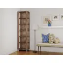 Стеллаж деревянный Мебельная компания е1 35x220x44 см нагрузка до 25 кг лдсп цвет крафт табачный