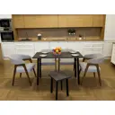 Кухонный стол Diko Loft Delight Dining 60х60х75 см цвет ателье темный