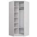 Гардеробная Мебельная компания е1 MOD_GAR_UG_B 95x220x95 см цвет белый