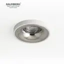 Светильник точечный встраиваемый Raumberg Terra satin nickel white под отверстие 65 мм GU10 цвет никель