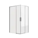 Душевая перегородка Grossman GR-7090Fl 80x80см хромированный профиль