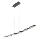 Светильник подвесной светодиодный Arte Perfetto luce 3307.md8207-6-1060.black нейтральный белый свет цвет черный