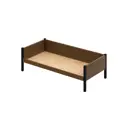 Кровать Solarius tahta-obiv-rs9-80-180onix-full Тахта односпальная Классика 90 x 63 x 190 см двп цвет коричневый/черный оникс