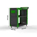 Тележка инструментальная Metalex Тип 2 118149 800x400x900 мм