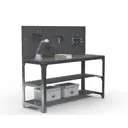 Стол металлический Metalex 201391, максимальная нагрузка 260 кг