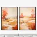 Набор картин Artnomore Landscape Collection Autumn 2024г. AR-777000262 75x105 см 2 шт