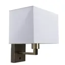 Настенный светильник Arte lamp Hall A9248ap-1ab цвет бронза