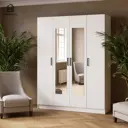 Шкаф Homegrad 010553/00 160x210x51 см ЛДСП цвет белый