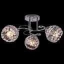 Люстра потолочная ReLuce 02668-0.3-03 3 лампы 9 м² цвет хром