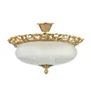 Люстра потолочная Arti lampadari Venezia gold Al_venezia_e_1.13.46_g 4 лампы 13.3 м² цвет белый/золото