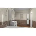Керамическая плитка Laparet Persey настенная коричневый 08-01-15-497 20x40, цена за упаковку