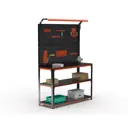 Стол-верстак Metalex Kit 204831 950x1800x400 мм, максимальная нагрузка до 260 кг
