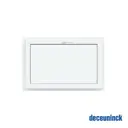 Окно ПВХ Deceuninck Форвард одностворчатое 110x60см с наклоном внутрь однокамерный стеклопакет