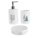 Набор для ванной Arya Home Larch 8680943221025 Белый
