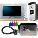 Комплект видеодомофона Ps-link KIT-VD07R-ID-SS 7" цвет белый