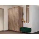 Шкаф распашной Мебельная компания е1 LCKS2_G_M1_1600_BT 162x220x52.5 см ЛДСП цвет крафт табачный