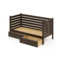 Тахта Solarius сплошное основание и высокие бортики 110x101x210 см сосна цвет венге
