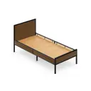 Кровать Solarius kr80loft-obiv-rs9-black-full Кровать Лофт сплошное 85 x 90 x 206 см дсп цвет коричневый/черный