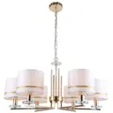 Люстра подвесная Stilfort Chart 1045-03-06p 6 ламп 16 м² цвет золото