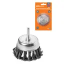 Кордщетка чашка для дрели TDM Electric SQ1096-0206 латунная 75 мм