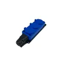 Розетка Itok i-KI-KK-3-ICONNECT-1PEN-IP54-BLUE с заземлением и крышками 220-250 В 16 A цвет синий