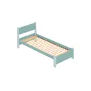 Кровать Solarius Мишка орто основание 100 x 80 x 200 см дерево цвет тиффани;голубой