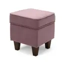 Пуф Норта Lori Vivaldi 28, велюр, 43x40 см, розовый