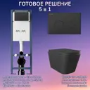 Комплект инсталляция с унитазом Am.pm JKS302MB127110138 цвет черный
