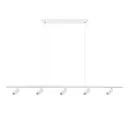 Светильник подвесной светодиодный Loft It Sign 10260-5 white 3.25 м² теплый белый (желтый) свет цвет белый