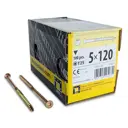 Шуруп конструкционный Domax 5.0x120/60 CS TX25 100 шт