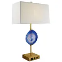 Настольная лампа Imperiumloft Agate table lamp 143994-22 цвет белый