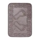 Коврик для ванной комнаты ARYA HOME COLLECTION 8680943079244 60x40см цвет серый/серебристый