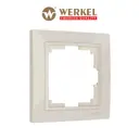 Рамка для розеток и выключателей Werkel Snabb basic W0012003 1 пост цвет слоновая кость