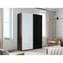 Шкаф-купе Мебельная компания е1 500487 230x160х57 см 8 полок лдсп цвет венге