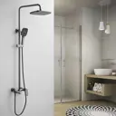 Душевая стойка Shevanik S85 S8536T 4 режимная цвет графит
