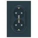 Розетка встраиваемая Systeme electric Серия отсутствует ATN000826 с заземлением цвет зеленый