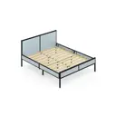Кровать Solarius Kr180loft-gol-black 185 x 90 x 206 см сосна цвет голубой