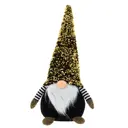 Фигура декоративная Гном 752178 Jiangsu holly everlasting inc., remeco collection 21 см растягивающаяся цвет черный