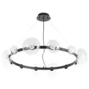 Люстра подвесная светодиодная Crystal Lux Bosque Cu_0270_312 10 м² теплый белый (желтый) свет цвет черный