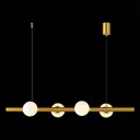 Светильник подвесной ST LUCE SL1185.203.04 Asolo 4 лампы 7 м² цвет золото