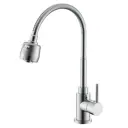 Смеситель для кухни Wasser zimmer ZM-7728-2-750 17 см гибкий излив цвет хром