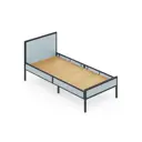 Кровать Solarius Komp90loft-gol-black-full 95 x 89 x 206 см сосна цвет голубой
