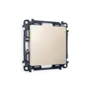 Суппорт для розеток и выключателей Ambrella Volt Alfa MA336010 цвет бежевый матовый