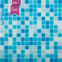 Декоративная мозаика Nsmosaic mix1(сетка) уп 2 шт 32.70x32.70 см цвет сине-голубой микс