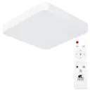 Светильник настенно-потолочный светодиодный Arte Lamp Scena Ar_a2663pl-1wh с пультом управления 7 м² регулируемый белый свет цвет белый