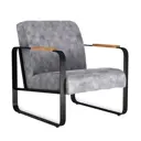 Стул Sheffilton 69x79.5x50 см велюр цвет дымчатый