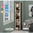 Стеллаж с полками Мэрдэс СУ(ш1в2)+2ФС 50x216x34 см нагрузка до 30 кг ЛДСП цвет шамони/карамель