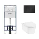 Комплект инсталляция с унитазом Hansgrohe I012710.0138HGSET012 цвет белый