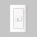 Розетка компьютерная встраиваемая Shin dong-a es WLO-1427-WH_7262 RJ45 с заземлением цвет белый